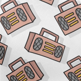 Retro Cartoon Stereo Pongee