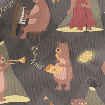Brown Bear Jazz Night Stretch Jersey