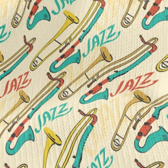 Classic Jazz Instruments Stretch Jersey