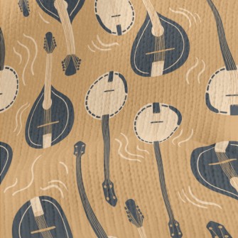 Domra Musical Instrument Patte Stretch Jersey