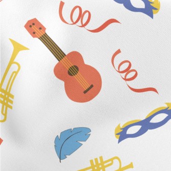 Carnival Happy Music Lightweight Cotton Poplin