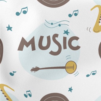 Jazz Vinyl Records Lightweight Cotton Poplin