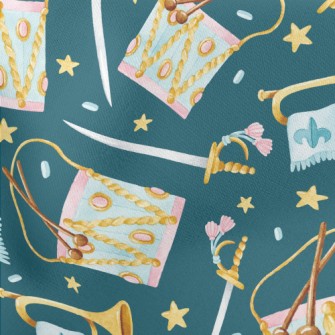 Knights And Band Lightweight Cotton Poplin