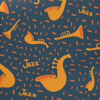 Jazz Saxophone Midweight Cotton Poplin