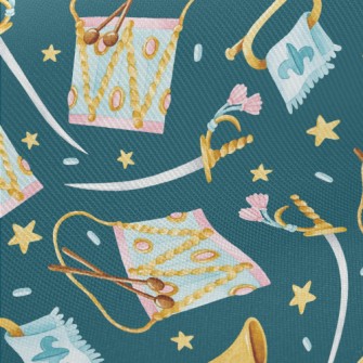 Knights And Band Midweight Cotton Poplin