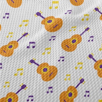 Sunshine Hand-painted Guitar Birdseye Piqué