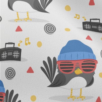 Cute Hip-hop Bird Chiffon