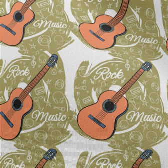 Guitar And Rock Chiffon