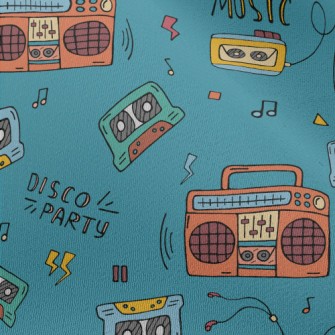 90s Tapes And Speakers Chiffon