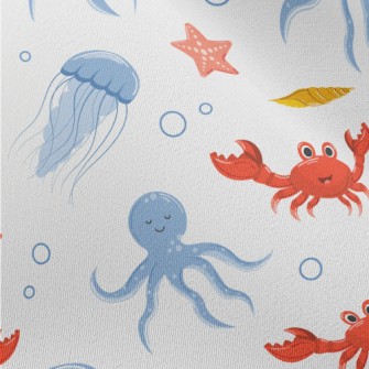 Cute Underwater Animals Chiffon