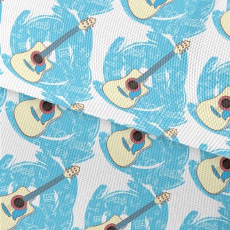Blue Electric Guitar Waterproof Oxford