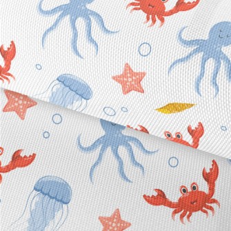 Cute Underwater Animals Waterproof Oxford