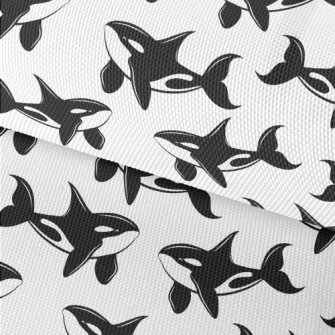 Cute Killer Whale Pattern Waterproof Oxford