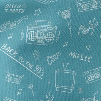 Return To 1990 Graffiti Waterproof Canvas