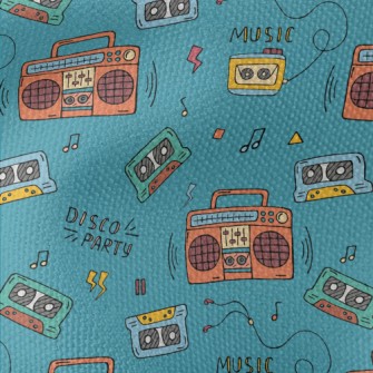 90s Tapes And Speakers Waterproof Canvas
