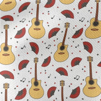 Fan And Guitar Waterproof Canvas