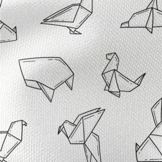 Cute Origami Animals Waterproof Canvas