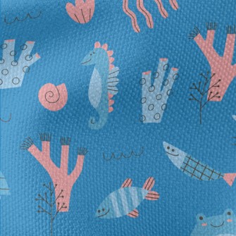 Cartoon Cute Marine Life Waterproof Canvas