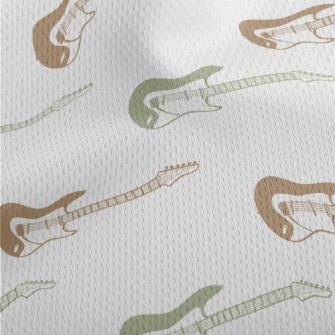 Two-tone Electric Guitar Athletic Mesh Flat Back