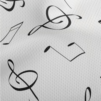 Thin Line Notes Athletic Mesh Flat Back