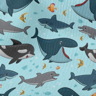 Cartoon Smiling Marine Life Terry