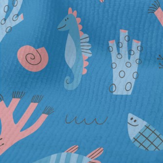 Cartoon Cute Marine Life Terry