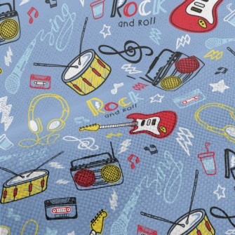 American Hand-painted Rock Mus Performance Linen