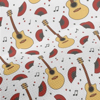Fan And Guitar Performance Linen