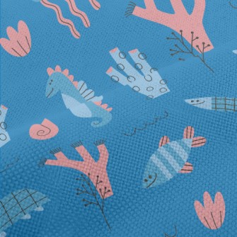 Cartoon Cute Marine Life Performance Linen