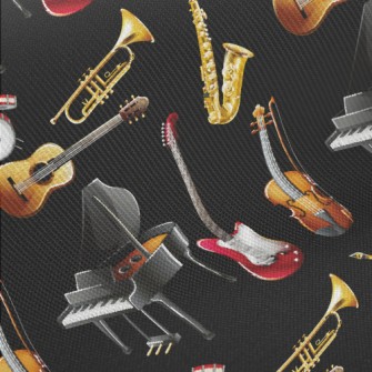 Common Musical Instrument Patt Twill