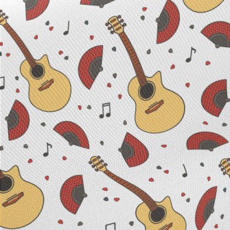 Fan And Guitar Twill
