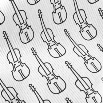 Simple Violin Pattern Standard Corduroy