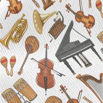 Classic Retro Musical Instrume Standard Corduroy