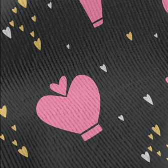 Cartoon Pink Crown Standard Corduroy