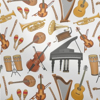 Classic Retro Musical Instrume Dobby