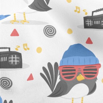 Cute Hip-hop Bird Micro Fleece