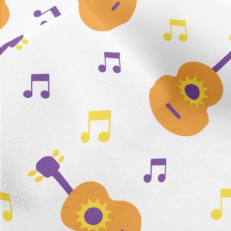 Sunshine Hand-painted Guitar Micro Fleece