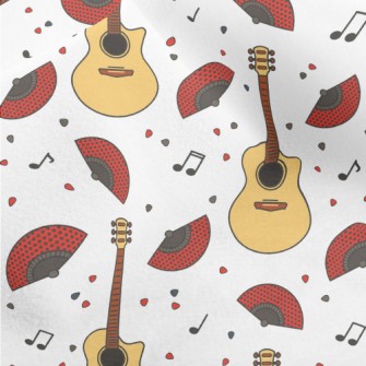 Fan And Guitar Micro Fleece