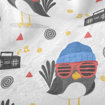 Cute Hip-hop Bird Minky