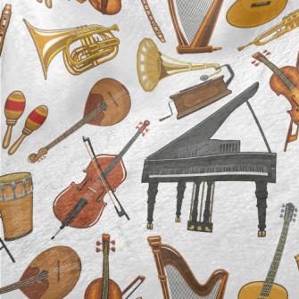 Classic Retro Musical Instrume Minky