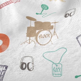 Rock Concert Equipment Minky