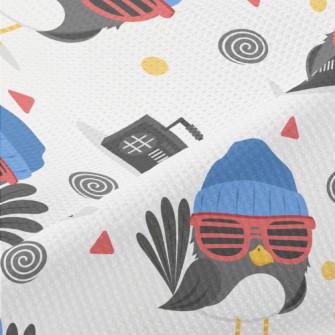 Cute Hip-hop Bird Piqué