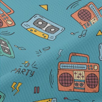 90s Tapes And Speakers Piqué