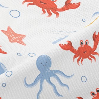 Cute Underwater Animals Piqué