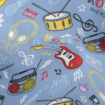 American Hand-painted Rock Mus Lightweight Performance Linen
