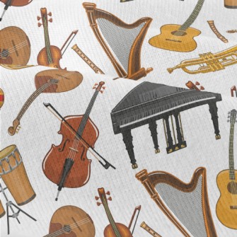 Classic Retro Musical Instrume Modern Jersey