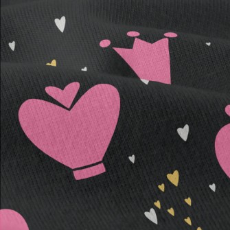 Cartoon Pink Crown Modern Jersey