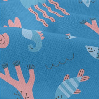 Cartoon Cute Marine Life Modern Jersey