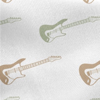 Two-tone Electric Guitar Jersey Backed Fleece