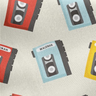Retro Music Player Jersey Backed Fleece